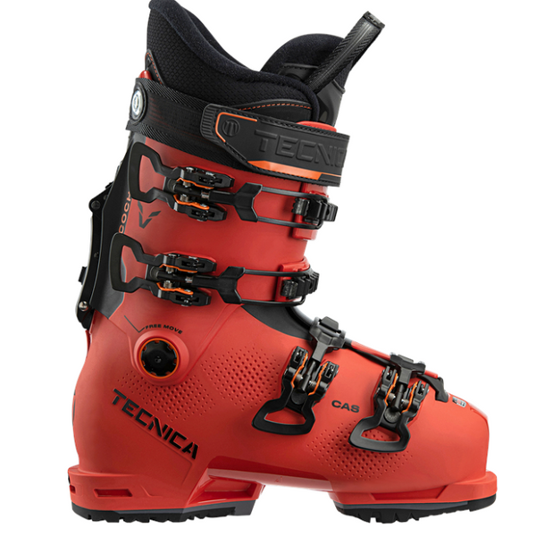 orange youth ski touring boot